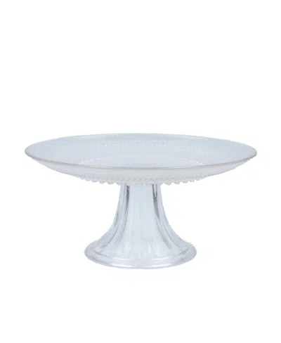Fortessa Jupiter Mini Cake And Cupcake Stand, 8.5" X 4.1" In Clear