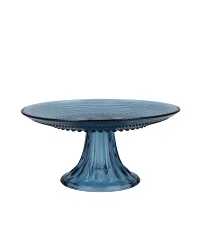 Fortessa Jupiter Cornflower Mini Cake And Cupcake Stand, 8.5" X 4.1" In Blue