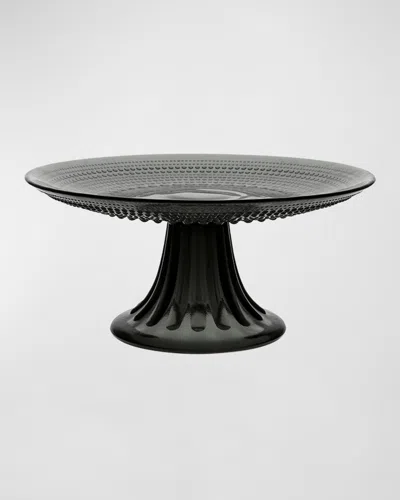 Fortessa Jupiter Mini Cake And Cupcake Stand, 8.5" X 4.1" In Storm