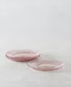 Fortessa Jupiter Salad Plates, Set Of 4 In Pink