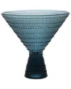 Fortessa Jupiter Set Of 4 Martini Glasses In Blue