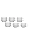Fortessa Jupiter Set Of 6 Espresso Cups In Clear