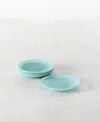 Fortessa La Jolla Glass Bread & Butter Plates, Set Of 4 In Sage