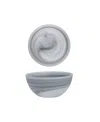 Fortessa La Jolla Glass Cereal Bowls, Set Of 4 In Grey