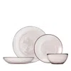 Fortessa Los Cabos 16-piece Place Setting Set In Pink