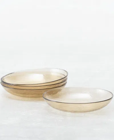 Fortessa Los Cabos Coupe Entree Bowls, Set Of 4 In Brown