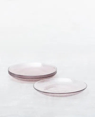 Fortessa Los Cabos Dinner Plates, Set Of 4 In Pink