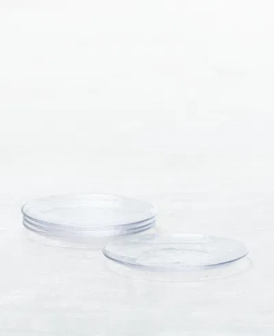 Fortessa Los Cabos Salad Plates, Set Of 4 In Transparent