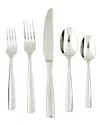 Fortessa Lucca 18/10 Stainless Steel 20pc Flatware Set In Silver