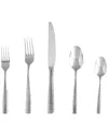 Fortessa Lucca Faceted 5pc Place Setting In Silver