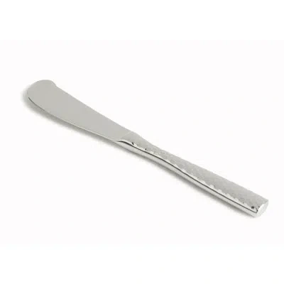 Fortessa Lucca Faceted Solid Handle 18/10 Stainless Steel Butter Knife