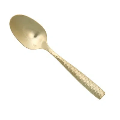 Fortessa Lucca Faceted Teaspoon In Gold