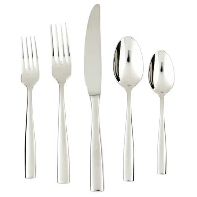 Fortessa Lucca Flatware - Set Of 20 In Silver