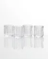 Fortessa Mahalo Double Old-fashioned Glasses, Set Of 4 In Clear