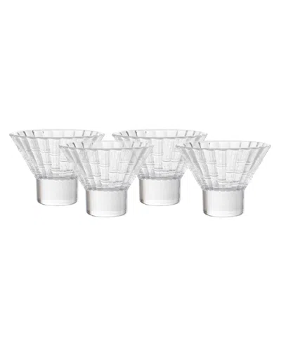 Fortessa Mahalo Martini Glasses, Set Of 4 In Transparent