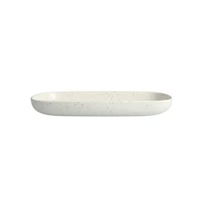 Fortessa Maskell Coupe Melamine Platter In White