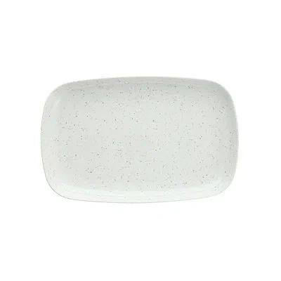 Fortessa Maskell Coupe Melamine Platter In White