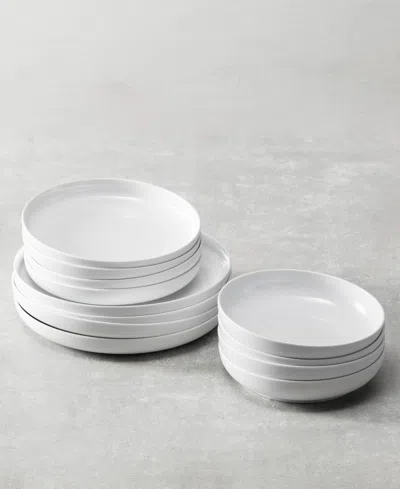 Fortessa Melamine Cooper 12 Pc. Dinnerware Set In White