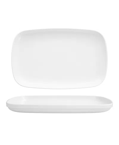 Fortessa Melamine Cooper 14" Rectangle Platter In White