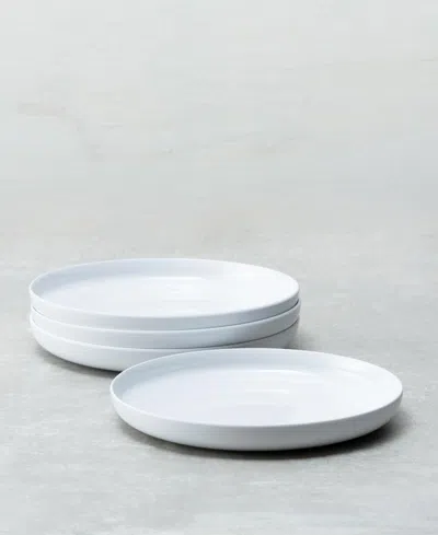 Fortessa Melamine Cooper Dinner Plates, Set Of 4 In White