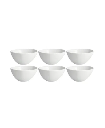 Fortessa Melamine Sandia Cereal Bowl, Set Of 6 In Bianco