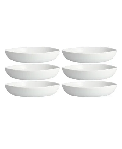 Fortessa Melamine Sandia Coupe Bowls, Set Of 6 In Bianco