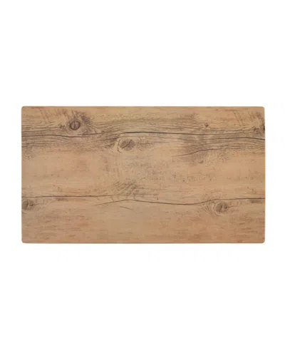 Fortessa Melamine Wood Rectangle Tray, 18" X 10"