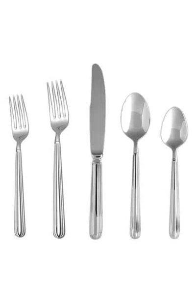Fortessa Metropolitan 20-piece Place Setting In Silver