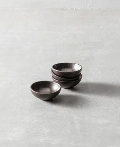 Fortessa Nivo Cereal Bowls, Set Of 6 In Black
