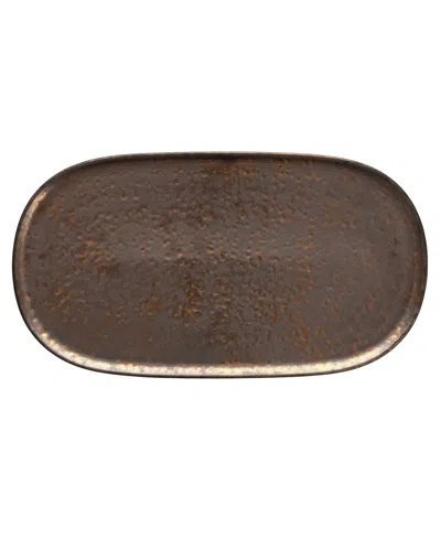 Fortessa Nivo Large Serving Platter In Brown