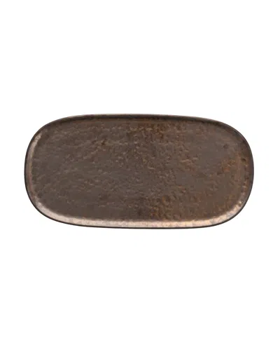 Fortessa Nivo Medium Serving Platter In Brown