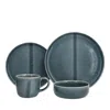 Fortessa Svelte 16 Pc. Dinnerware Set, Service For 4 In Deep Blue