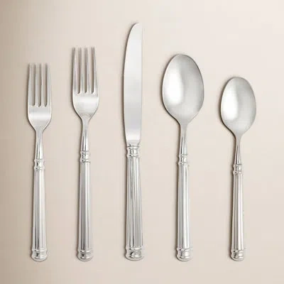 Fortessa Nyssa 20 Piece 18/10 Stainless Steel Flatware Set, Service For 4