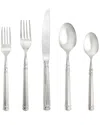 Fortessa Nyssa Hollow Handle 5pc Place Setting In Silver