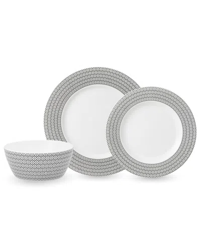Fortessa Ornament Bone China 12pc Dinnerware Set (service For 4)