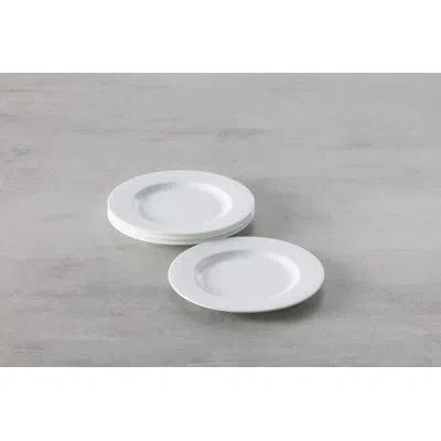 Fortessa Ornament  Bone China, 9" Salad/dessert Plate (set Of 4) In White