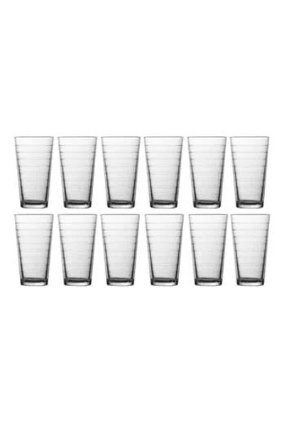 Fortessa Ornamento Horizon Set Of 12 Mixing Glasses In White