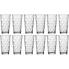 Fortessa Ornamento Mosaico Set Of 12 Mixing Glasses In Clear
