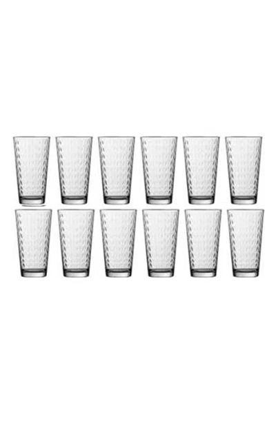 Fortessa Ornamento Olivio Set Of 12 Mixing Glasses In White