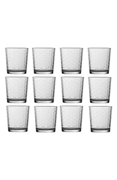 Fortessa Ornamento Olivio Set Of 12 Tumbler Glasses In Transparent