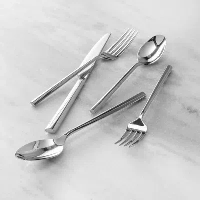 Fortessa Orson 18/10 Stainless Steel, 5 Piece Flatware Set (service For 1), Silver