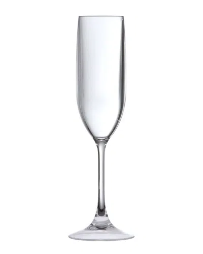 FORTESSA FORTESSA OUTSIDE SET OF 6 FLUTE CHAMPAGNE FLUTES