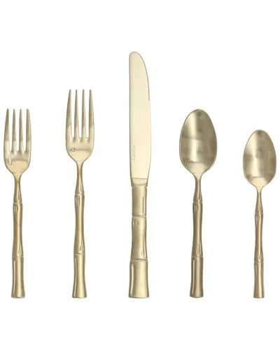 Fortessa Royal Pacific 18/10 Stainless Steel 20pc Flatware Set (service For 4) In Neutral