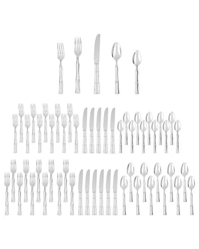 Fortessa Royal Pacific 60pc Flatware Set (service For 12) In Metallic