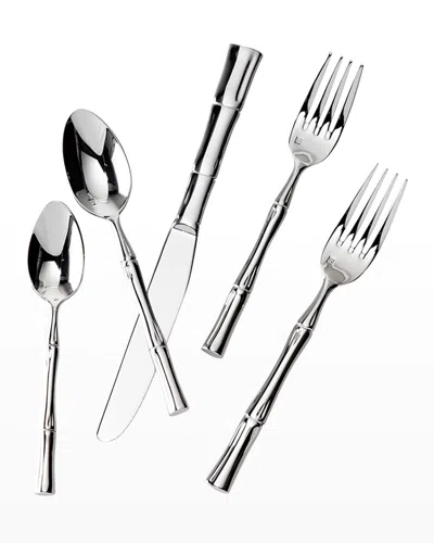 Fortessa Royal Pacific Stainless Steel 20-piece Flatware Set In Grey