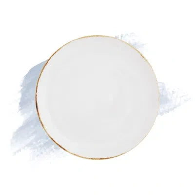 Fortessa Salt 10.75" Dinner Plate In White