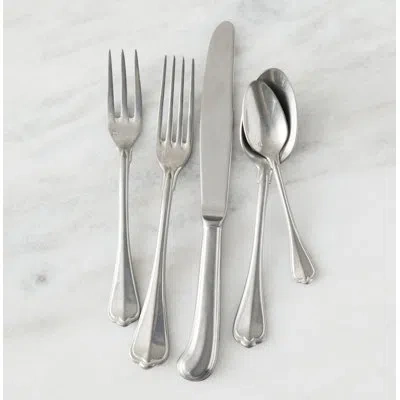 Fortessa San Marco 5 Piece 18/10 Stainless Steel Flatware Set, Service For 1