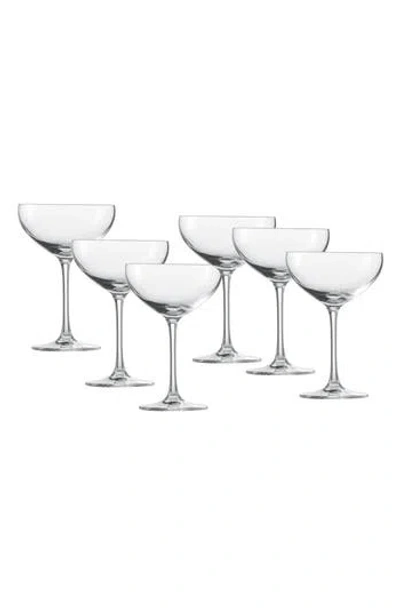 Fortessa Schott Zwiesel Bar Special Set Of 6 Coup Glasses In Clear
