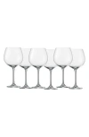 Fortessa Schott Zwiesel Classico Set Of 6 Claret Wine Glasses In Clear