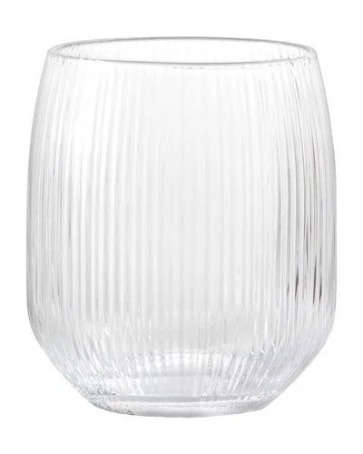 Fortessa Set Of 4 Estiva Glasses, 17.5oz Tall Tumbler In Transparent
